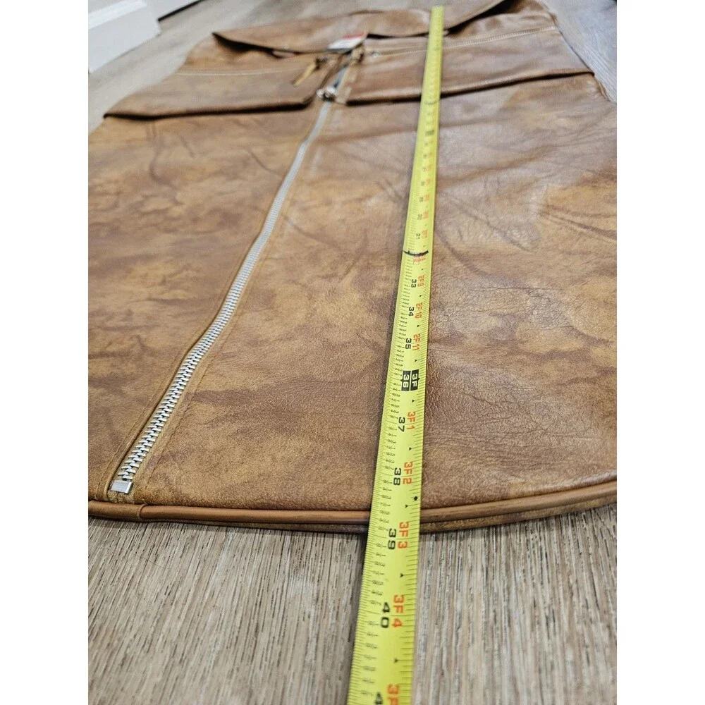 Vintage American Tourister Luggage Garment Suit Bag Brown Travel Carry On